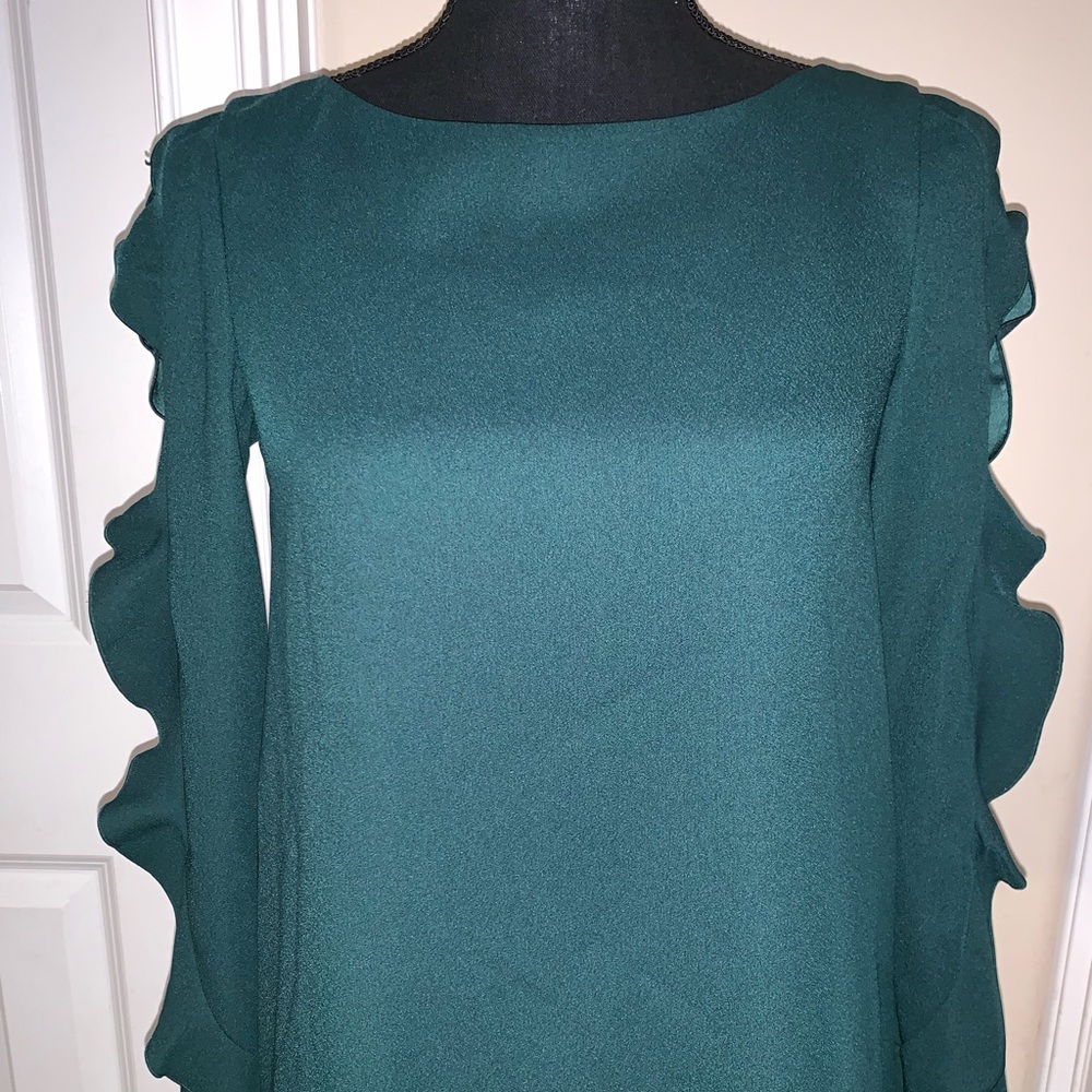 Club Monaco Green Blouse